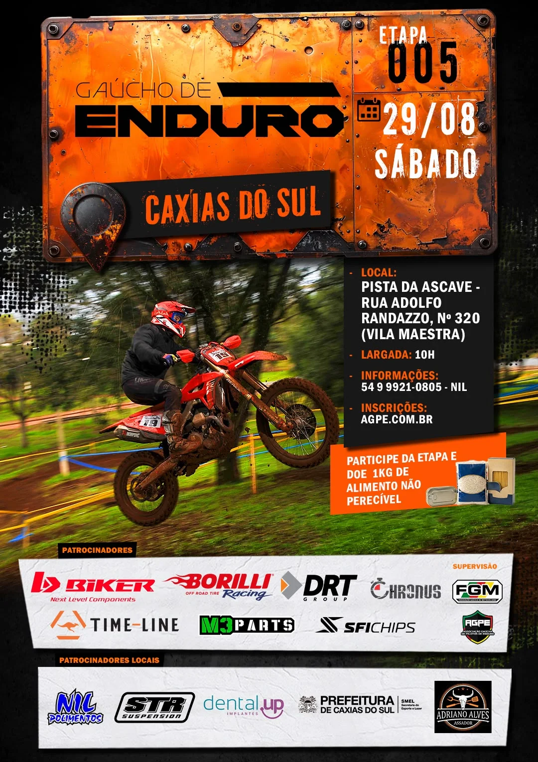 Imagem Campeonato Gaúcho de Enduro chega à 5ª etapa da temporada em Caxias do Sul